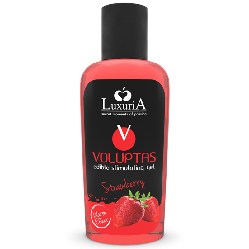 GEL DE MASSAGE COMESTIBLE EFFET CHAUFFANT - FRAISE 100 ML