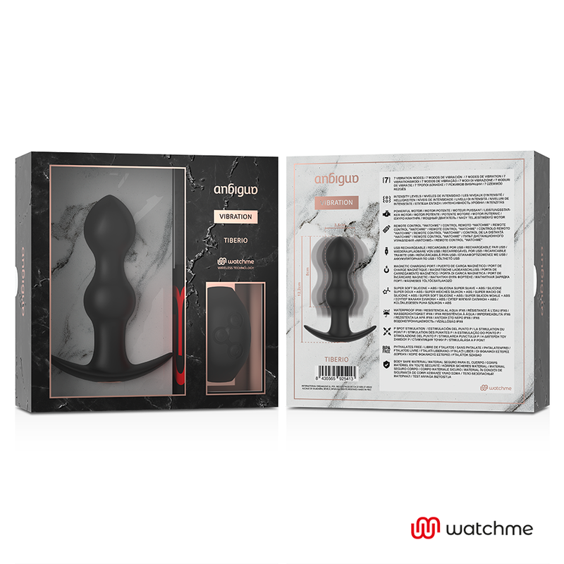 PLUG ANAL VIBRATEUR TIBERIO
