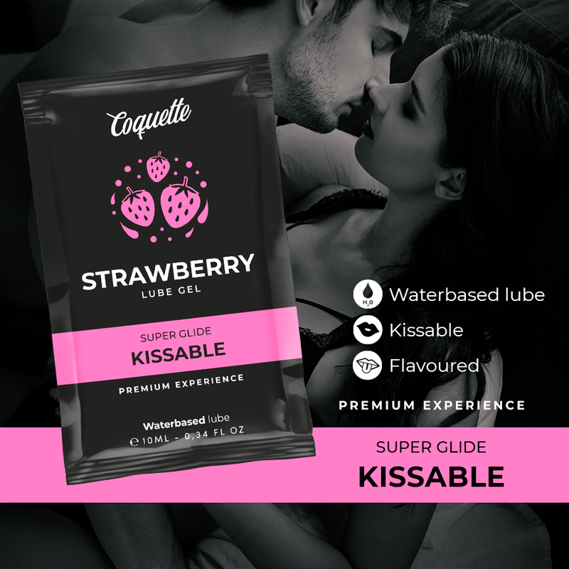 COQUETTE COSMETICS - LUBRIFIANT KISSABLE FRAISE 10 ML