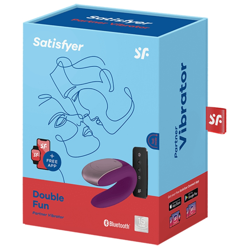 SATISFYER - DOUBLE FUN VIOLET
