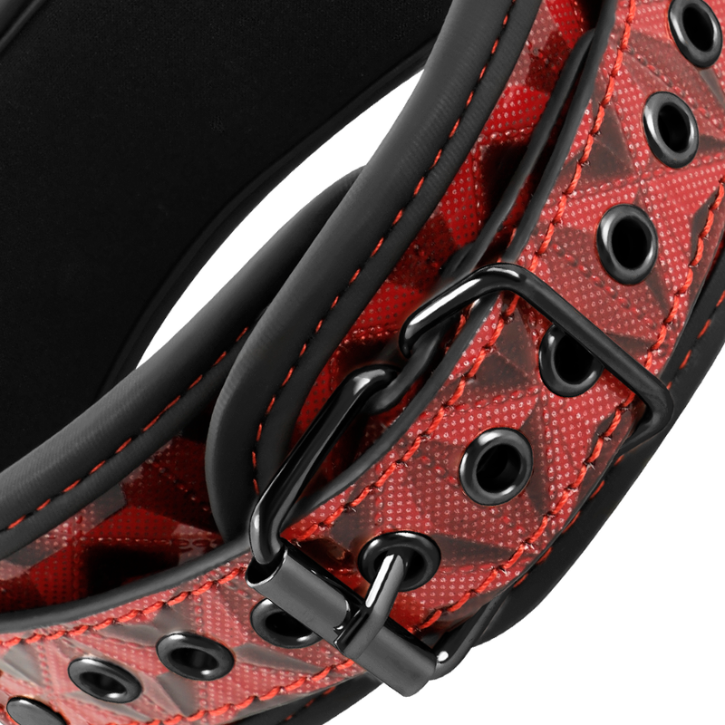 COLLIER ÉDITION ROUGE AVEC PINCES TÉTONS
