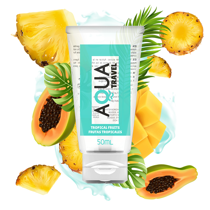 LUBRIFIANT A BASE D'EAU SAVEUR FRUITS TROPICAUX - 50 ML