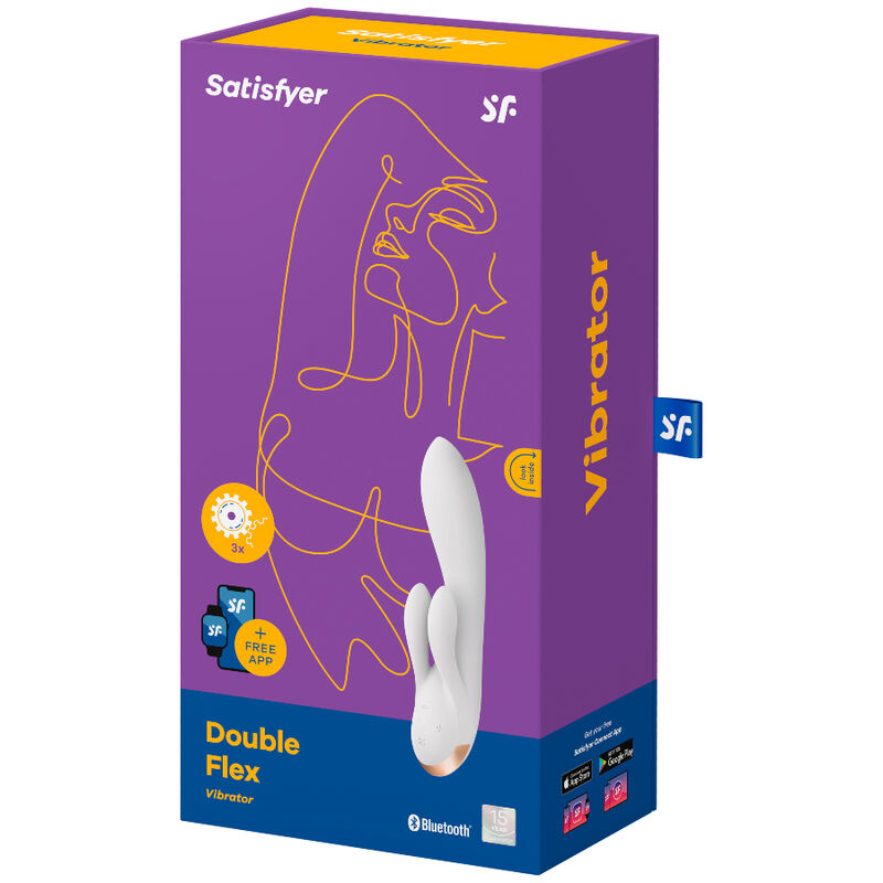 SATISFYER - VIBROMASSEUR "DOUBLE FLEX"