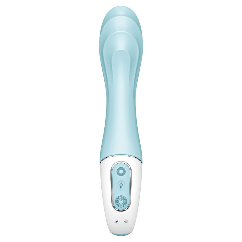 SATISFYER - AIR PUMP VIBRATOR 5+ BLEU