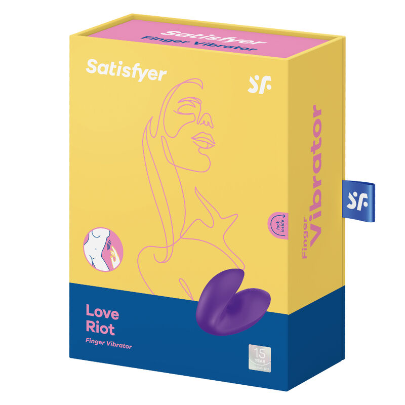 SATISFYER - VIBROMASSEUR À DOIGTS LOVE RIOT