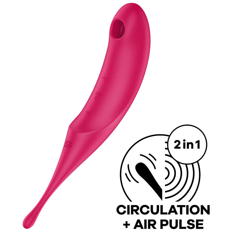 SATISFYER - STIMULATEUR ET VIBRATEUR TWIRLING PRO AIR PULSE