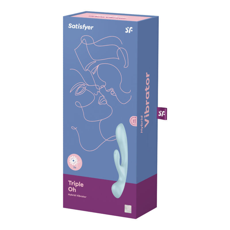 SATISFYER - VIBROMASSEUR "TRIPLE OH"