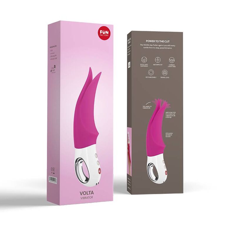 FUN FACTORY - VIBROMASSEUR CLITORIS VOLTA G5 ROSE