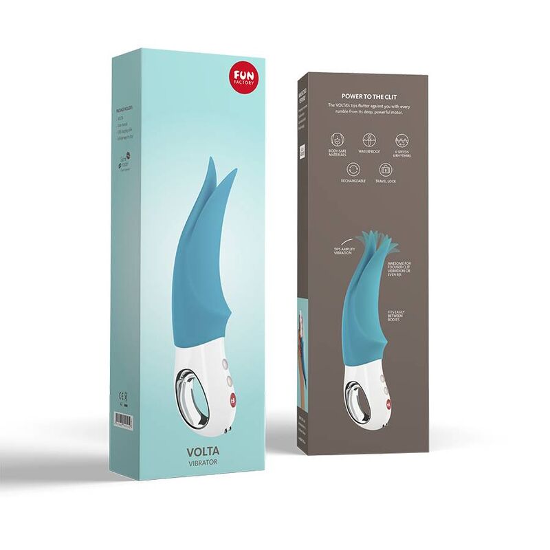 FUN FACTORY - VIBROMASSEUR CLITORIS VOLTA G5 BLEU