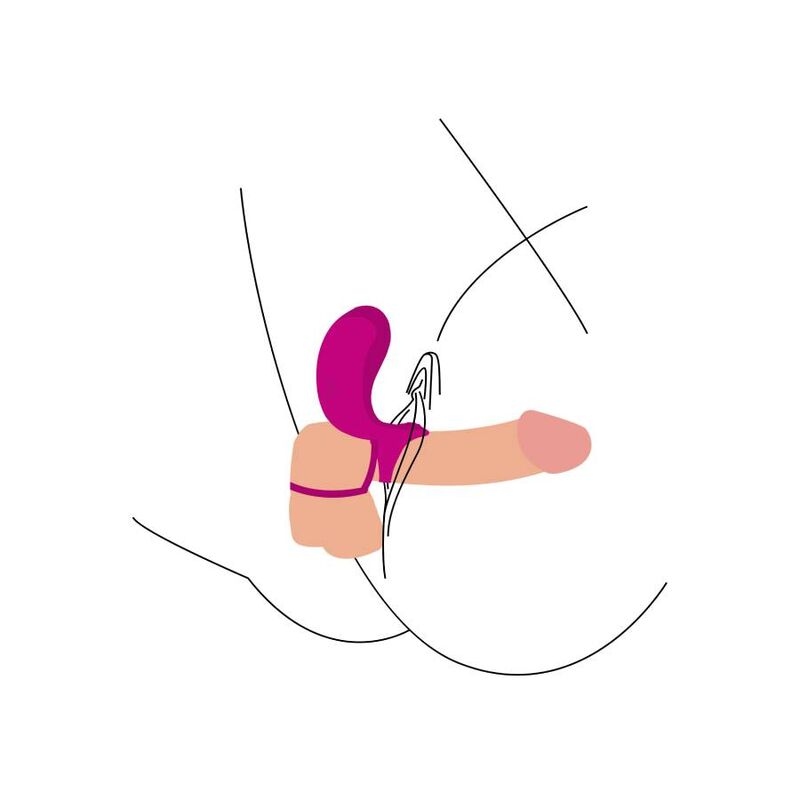 XOCOON - BAGUE STIMULATEUR POUR COUPLES FUCHSIA