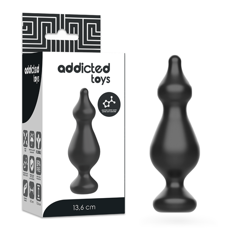 PLUG ANAL 13.6 CM NOIR