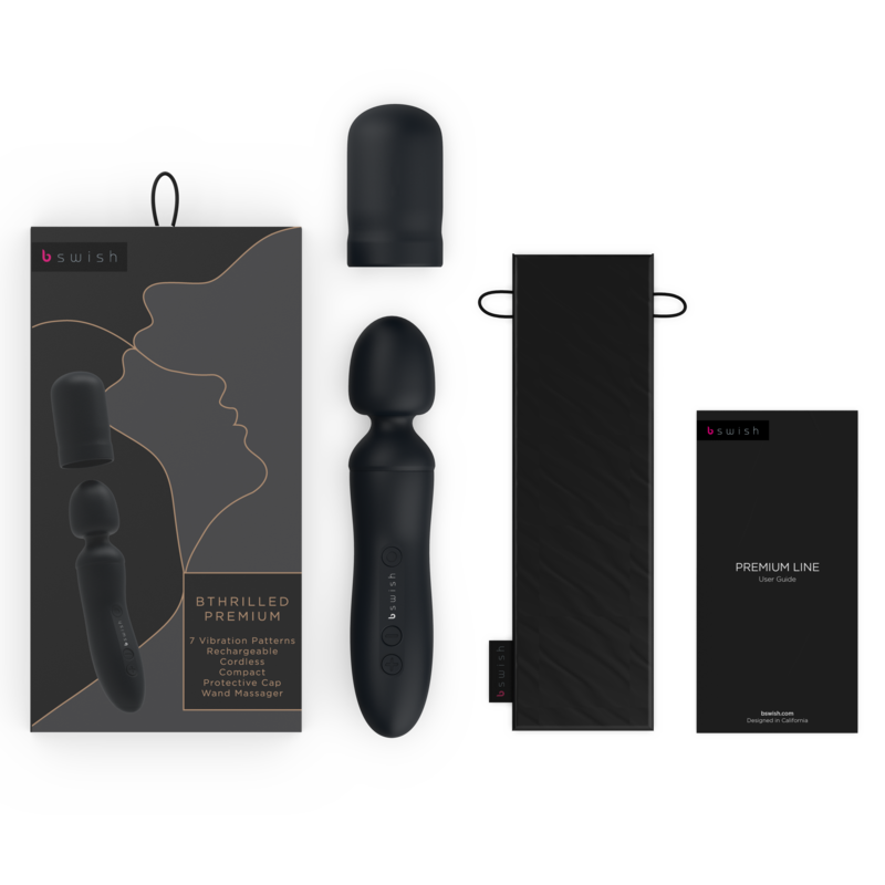 B SWISH - VIBROMASSEUR BTHRILLED PREMIUM NOIR