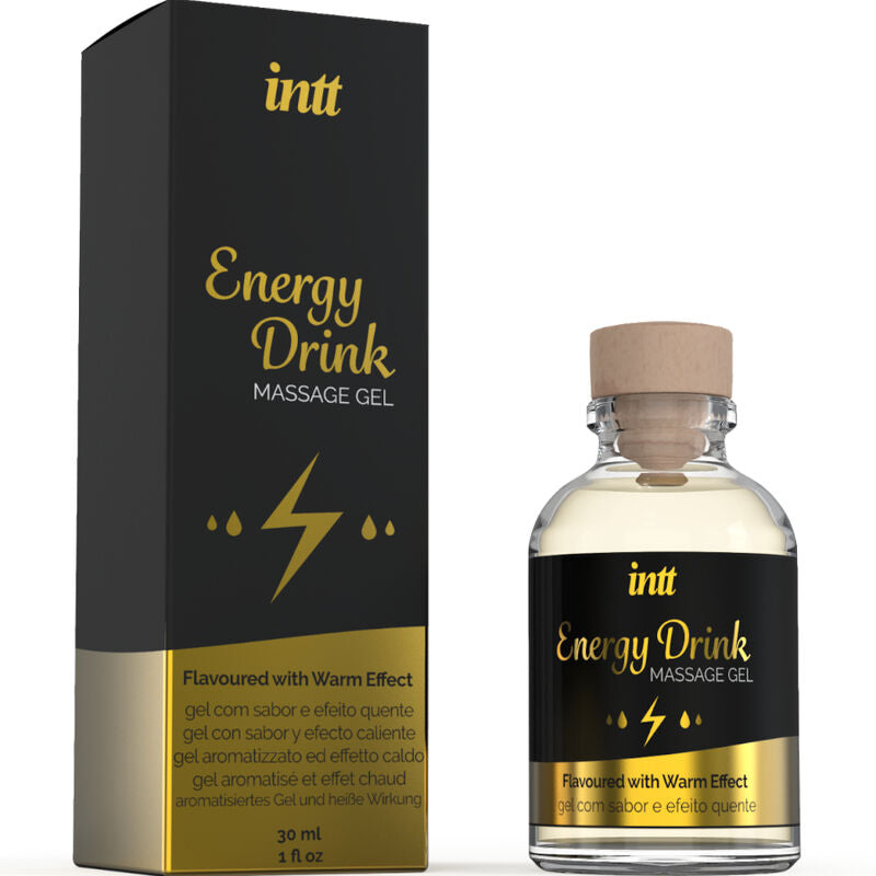 GEL DE MASSAGE EFFET CHAUD SAVEUR ENERGY DRINK