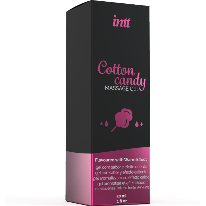 GEL DE MASSAGE EFFET CHAUD SAVEUR BARBE À PAPA