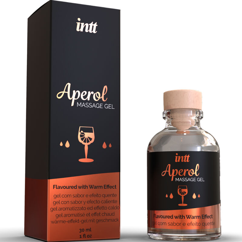 GEL DE MASSAGE EFFET CHALEUR SAVEUR APEROL