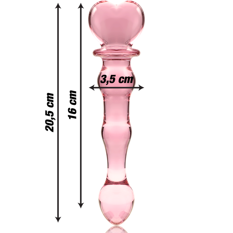 NEBULA SERIES BY IBIZA - MODÈLE 21 GODE EN VERRE BOROSILICATE 20.5 CM -O- 3.5 CM