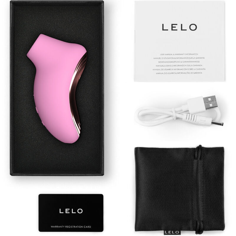 LELO - MASSEUR DE CLITORIS SONIQUE DE VOYAGE SONA 2 ROSE