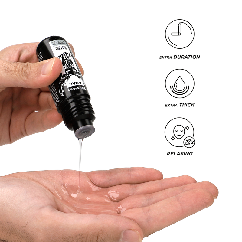 BLACK HOLE - GEL À BASE DE SILICONE DILATATION ANALE 30 ML