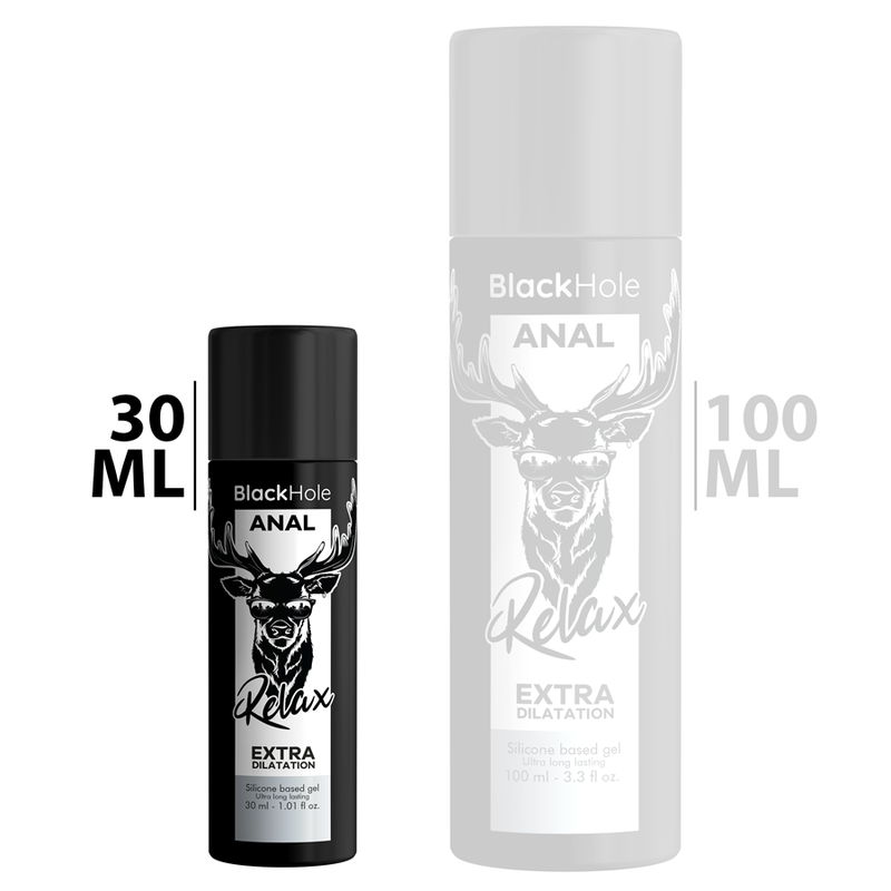 BLACK HOLE - GEL À BASE DE SILICONE DILATATION ANALE 30 ML