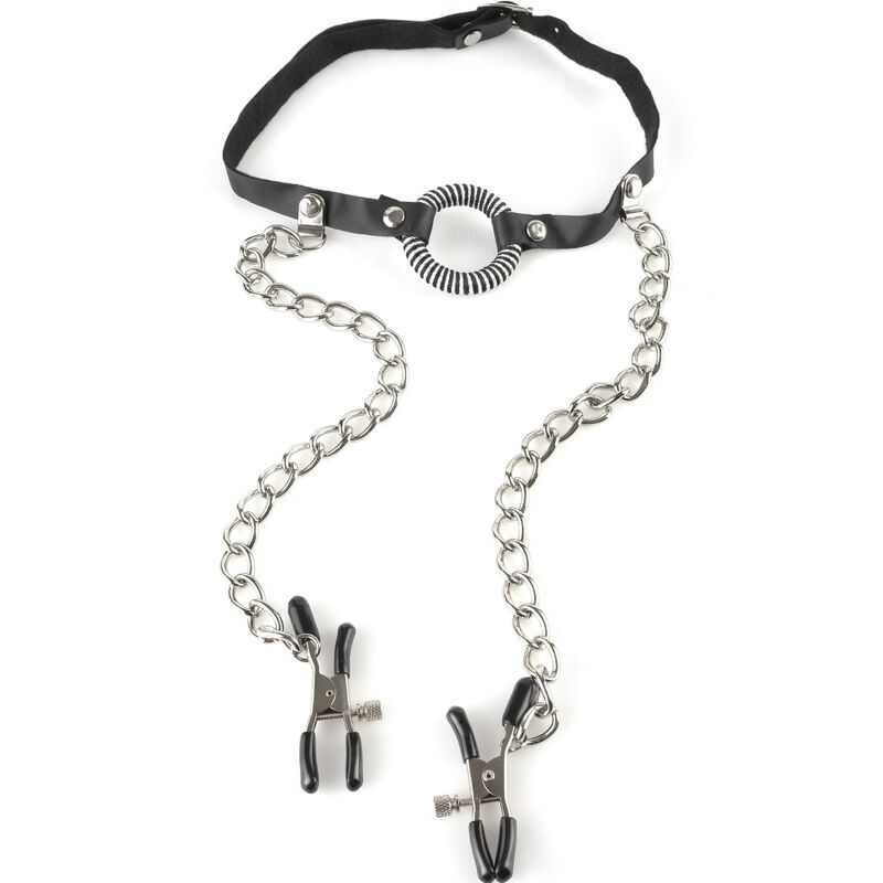 OPEN GAG + PINCES TÉTONS