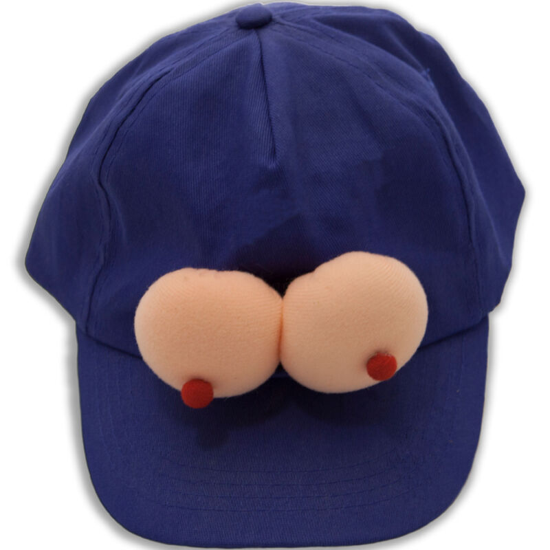 CASQUETTE AVEC SEINS BLEUS