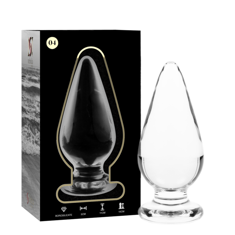 NEBULA SERIES BY IBIZA - PLUG ANAL MODÈLE 4 VERRE BOROSILICATE 11 CM -O- 5 CM