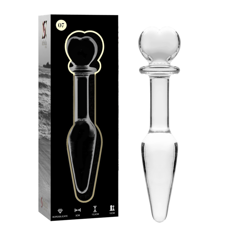 NEBULA SERIES BY IBIZA - PLUG ANAL MODÈLE 7 VERRE BOROSILICATE 13.5 CM -O- 3 CM