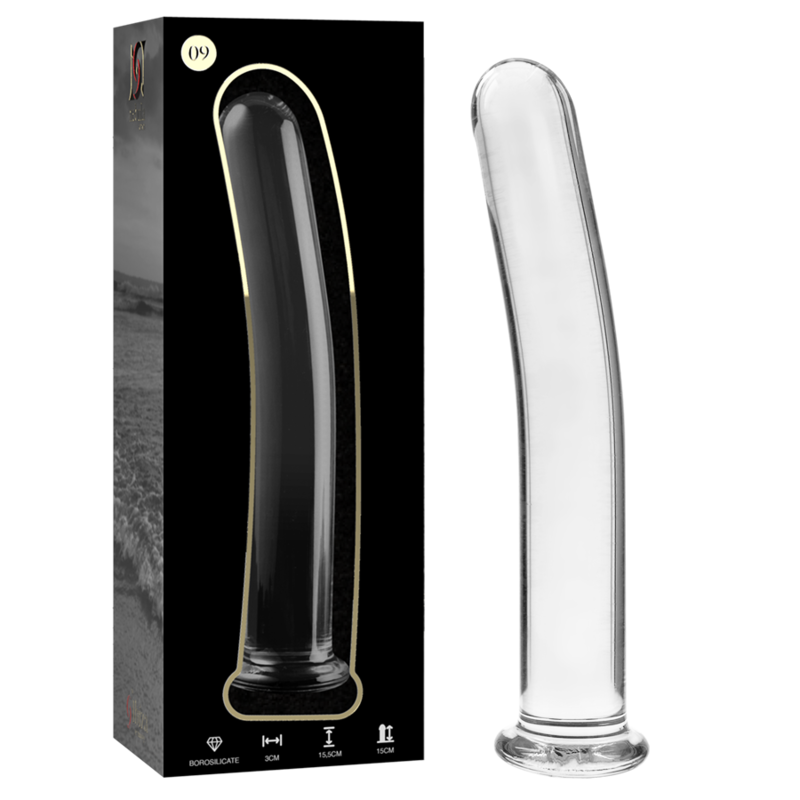 NEBULA SERIES BY IBIZA - MODÈLE 9 GODE EN VERRE BOROSILICATE 15.5 CM -O- 2.5 CM