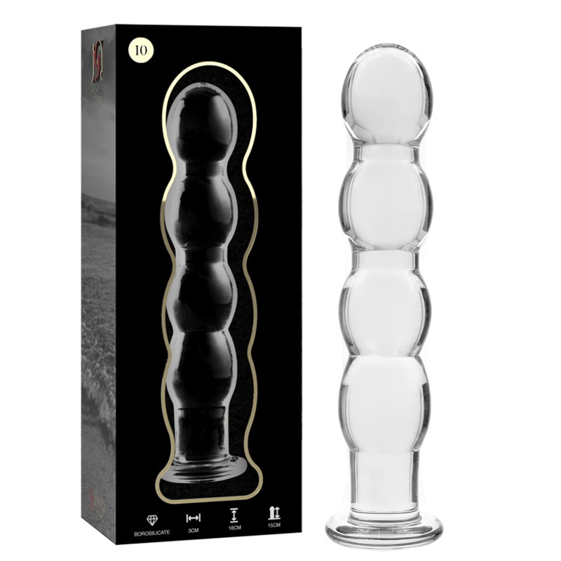 NEBULA SERIES BY IBIZA - MODÈLE 10 GODE EN VERRE BOROSILICATE 16.5 CM -O- 3.5 CM