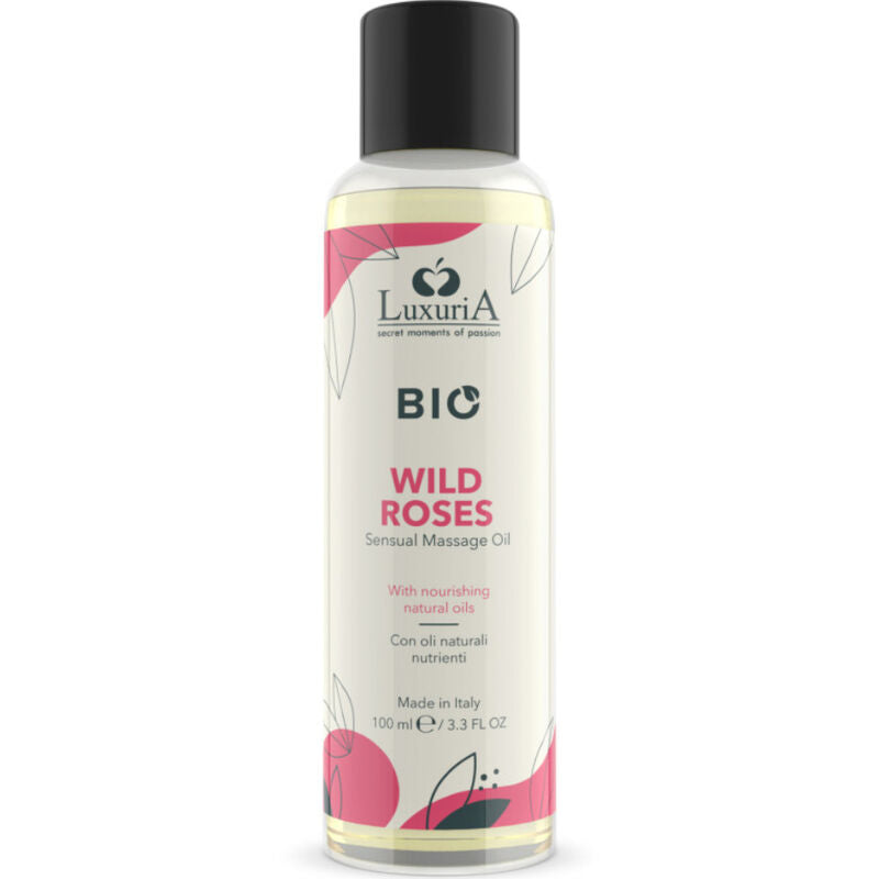 HUILE DE MASSAGE BIO ROSES SAUVAGES 100 ML