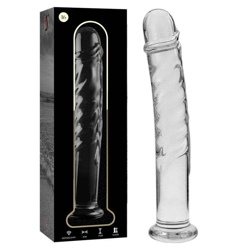 NEBULA SERIES BY IBIZA - MODÈLE 16 GODE EN VERRE BOROSILICATE 18.5 CM -O- 3 CM