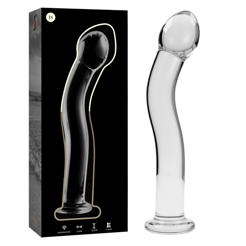 NEBULA SERIES BY IBIZA - MODÈLE 18 GODE EN VERRE BOROSILICATE 18.5 CM -O- 3.5 CM