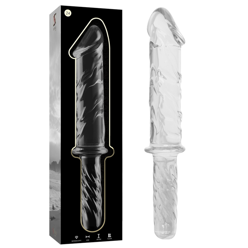 NEBULA SERIES BY IBIZA - MODÈLE 24 GODE EN VERRE BOROSILICATE 28.5 CM -O- 5 CM