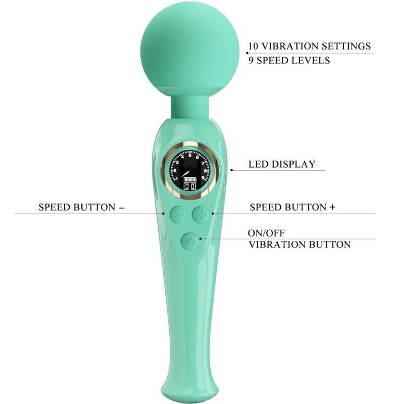 PRETTY LOVE - STIMULATEUR SKYLER VERT
