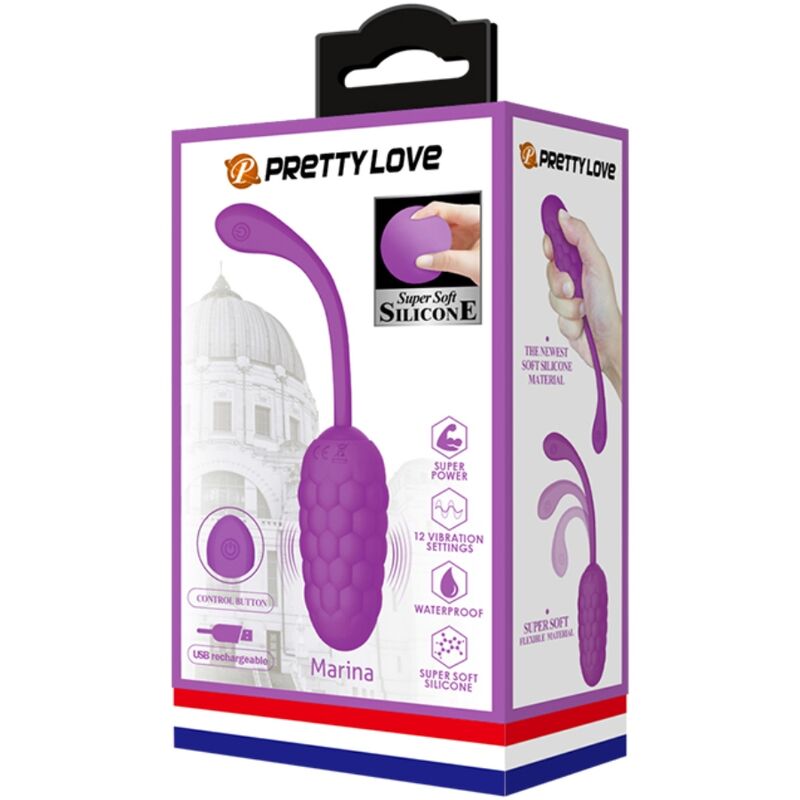 PRETTY LOVE - OEUF VIBRANT TEXTURÉ VIOLET