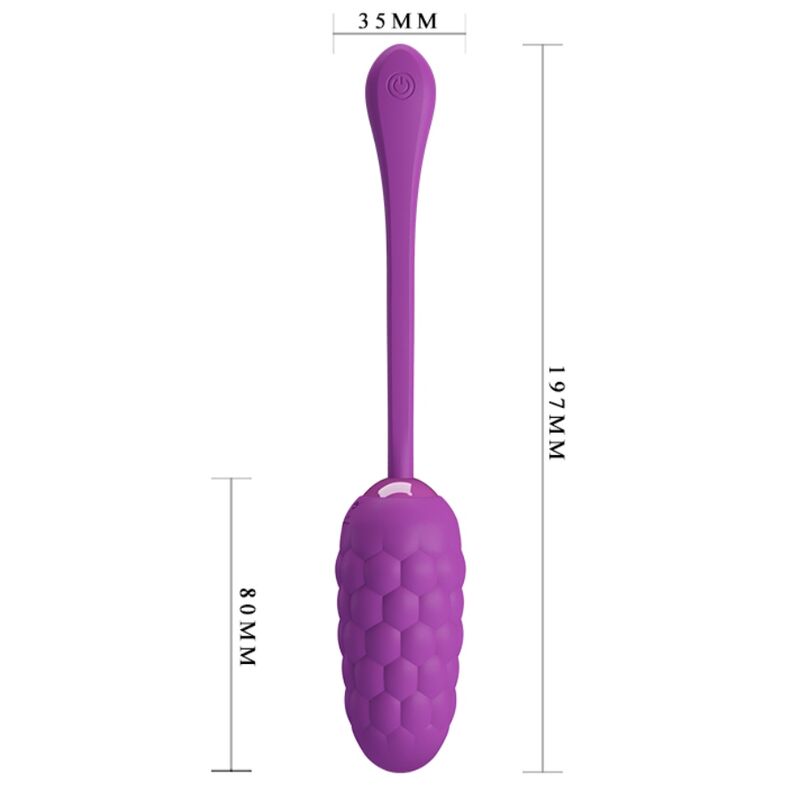 PRETTY LOVE - OEUF VIBRANT TEXTURÉ VIOLET
