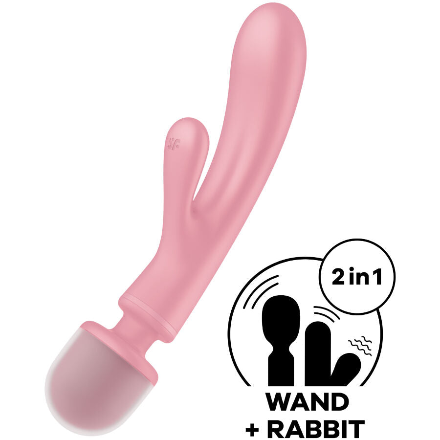 SATISFYER - VIBROMASSEUR "TRIPLE LOVER"