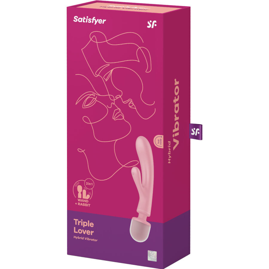 SATISFYER - VIBROMASSEUR "TRIPLE LOVER"