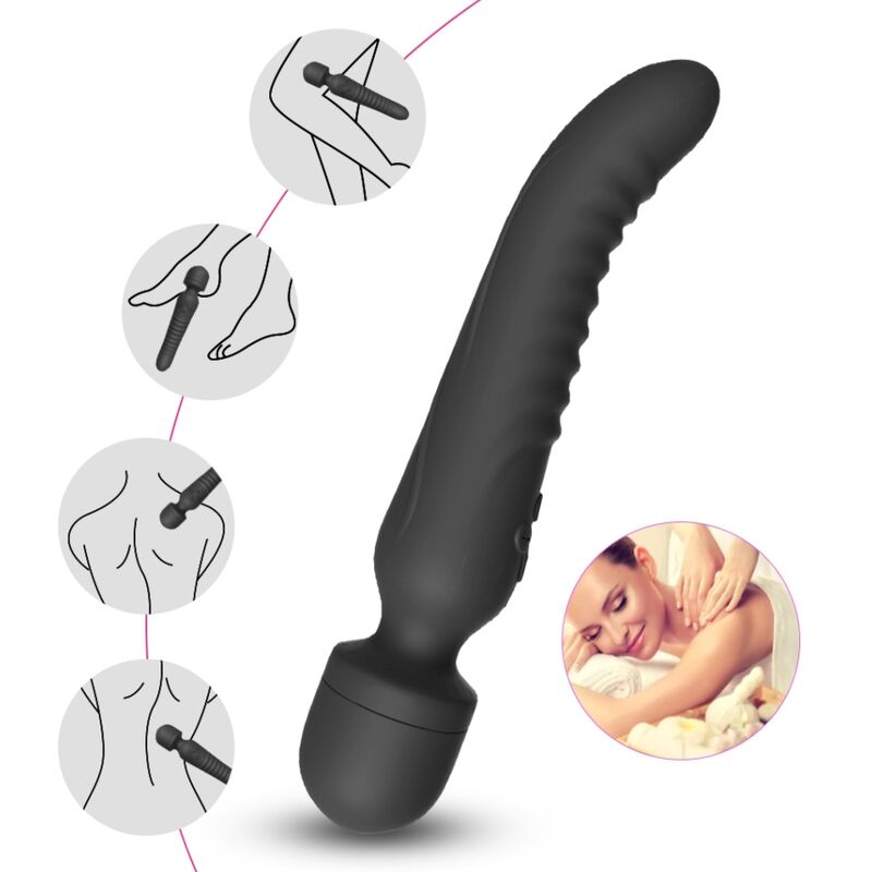 STIMULATEUR CLITORIS EFFET CHALEUR NOIR