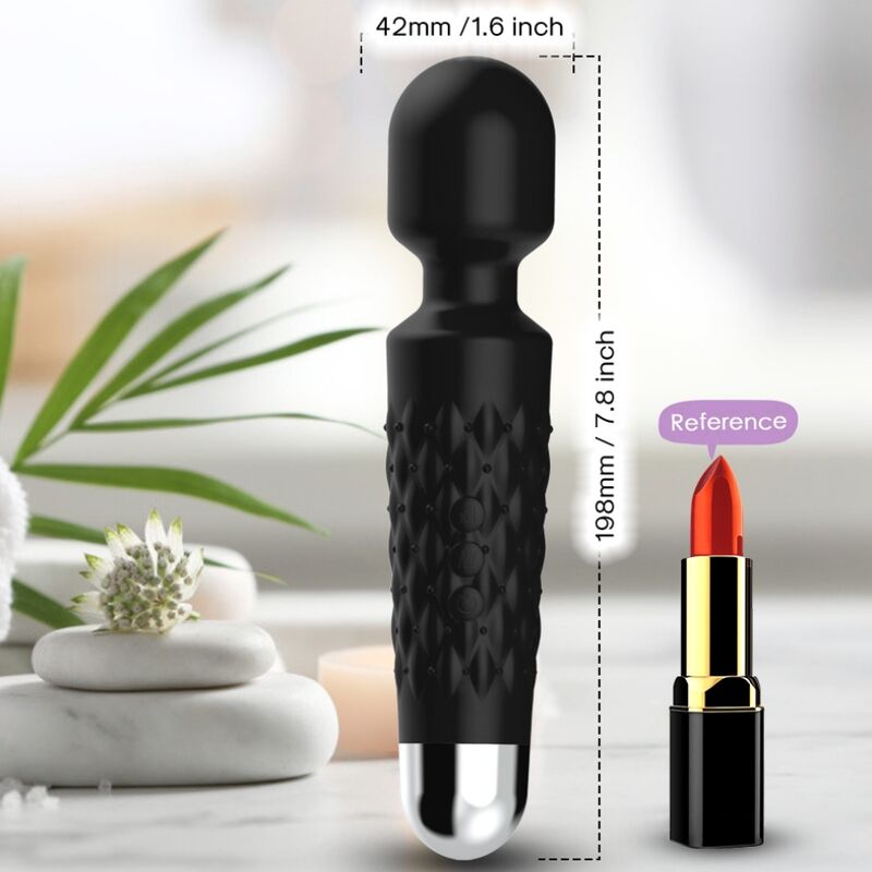 STIMULATEUR CLITORIS TÊTE SUPER FLEXIBLE NOIR