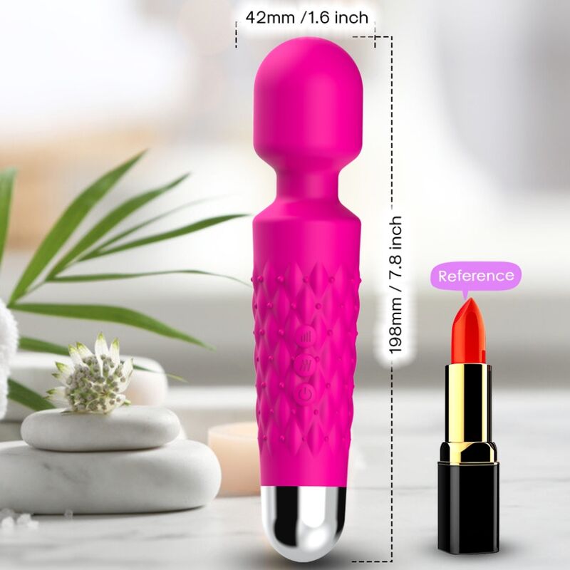 STIMULATEUR CLITORIS TÊTE SUPER FLEXIBLE FUCHSIA