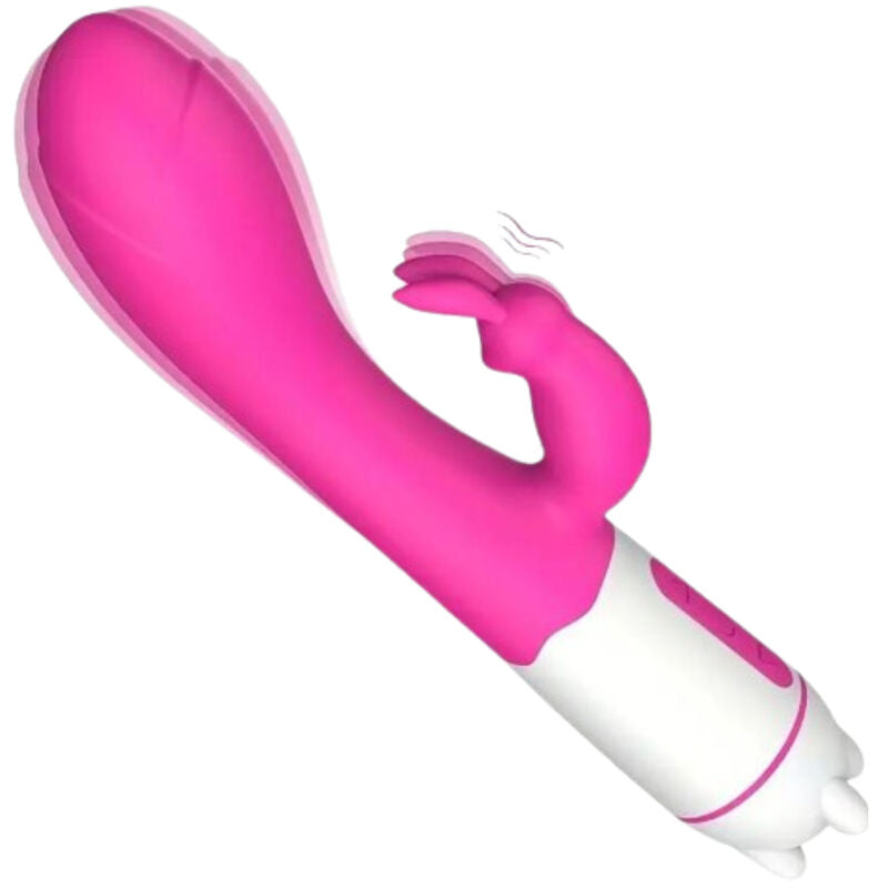 VIBROMASSEUR & STIMULATEUR RABBIT FUCHSIA