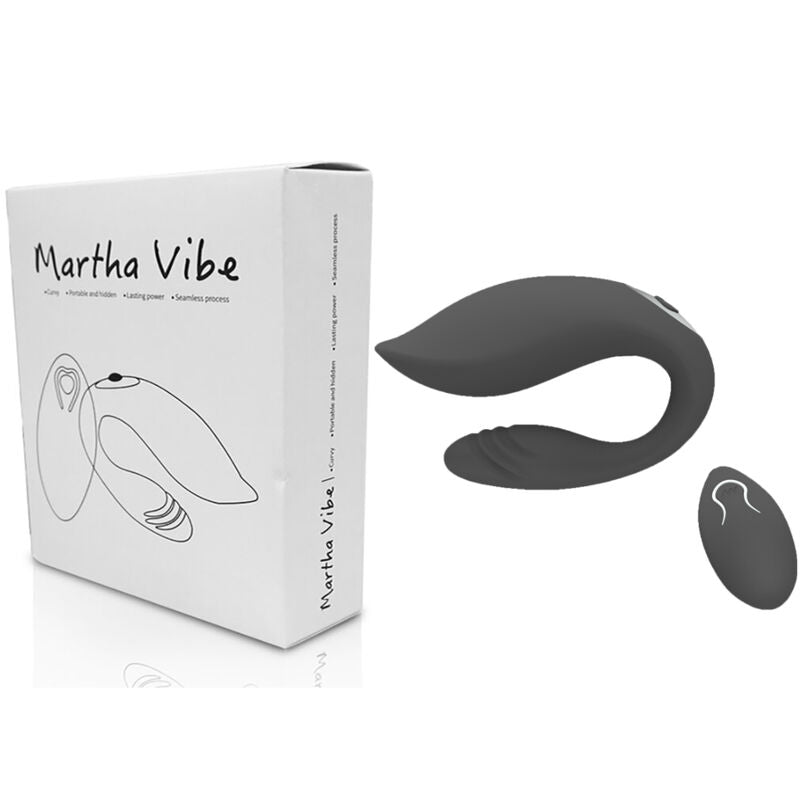 ARMONY - VIBROMASSEUR MARTHA POUR COUPLES NOIR