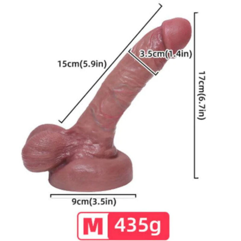 GODE RÉALISTE EN SILICONE 15 CM