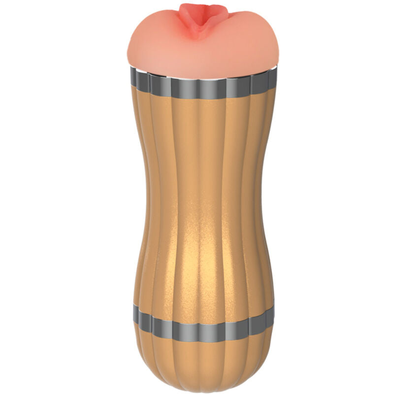 DOUBLE MASTURBATEUR VAGIN & BOUCHE DORÉ