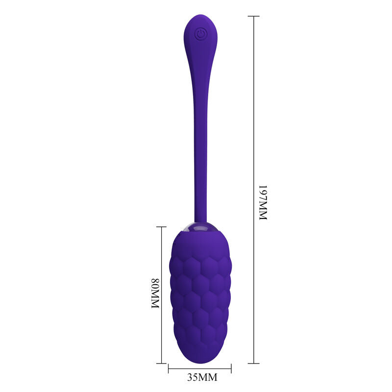 PRETTY LOVE - OEUF VIBRANT TEXTURÉ VIOLET