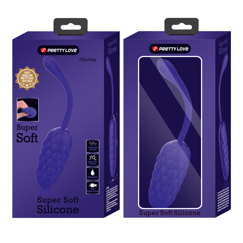 PRETTY LOVE - OEUF VIBRANT TEXTURÉ VIOLET