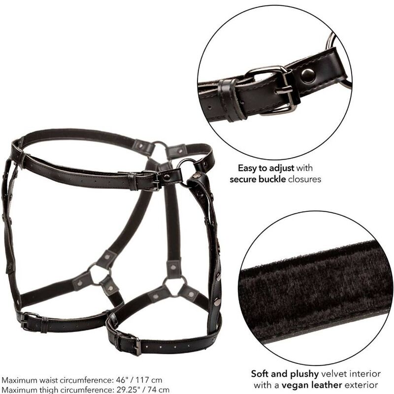 HARNAIS DE CUISSE STYLE ÉQUITATION GRANDE TAILLE