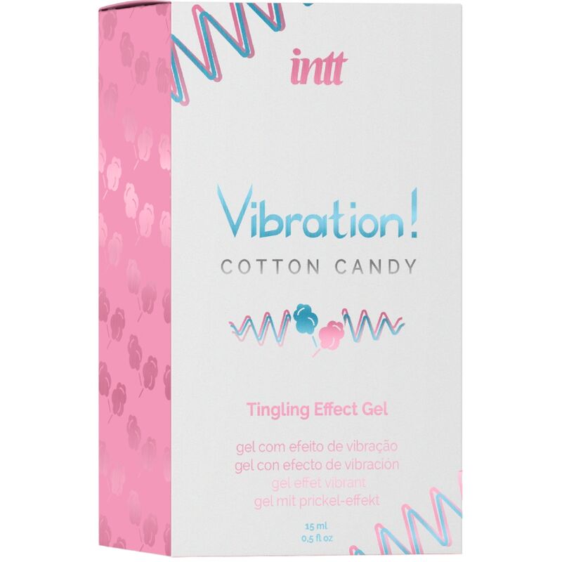 INTT - GEL VIBRATEUR LIQUIDE DE BARBE À PAPA PUISSANT STIMULANT