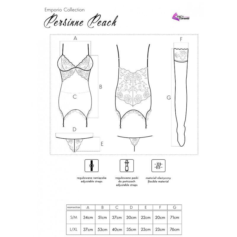ENSEMBLE PERSINNE CORSET + CULOTTE + BAS